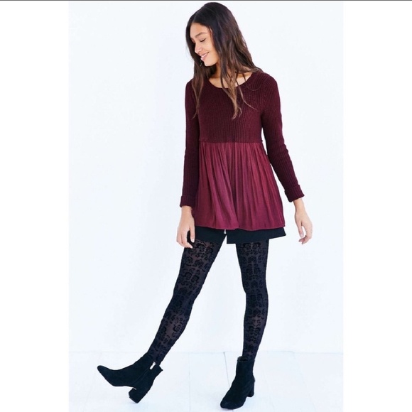 UO | Kimchi Blue Babydoll Sweater - Picture 2 of 4